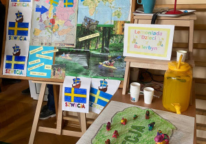 Stoisko klasy 3a - Szwecja.