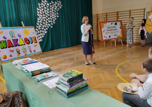 Pani Dyrektor rozpoczyna uroczystość.