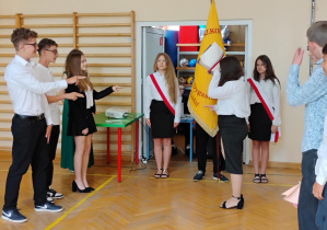 Ślubowanie klas ósmych.