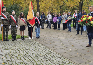 Uroczystość pod Pomnikiem Legionisty.