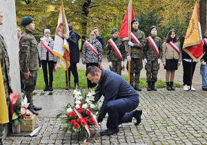 Uroczystość pod Pomnikiem Legionisty.