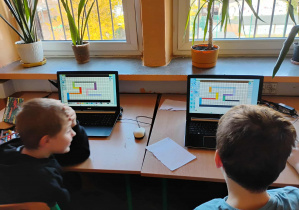 Kodowanie w klasach 2a i 2b.