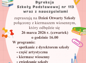 Zaproszenie na Dzień Otwarty