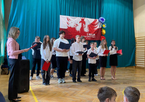Uroczystość z okazji rocznicy uchwalenia Konstytucji 3 Maja.