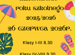 Zakończenie Roku Szkolnego 2025/2026