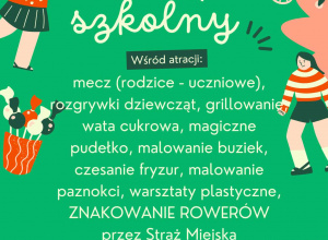 Piknik szkolny już w najbliższy piątek 7.06.2024!